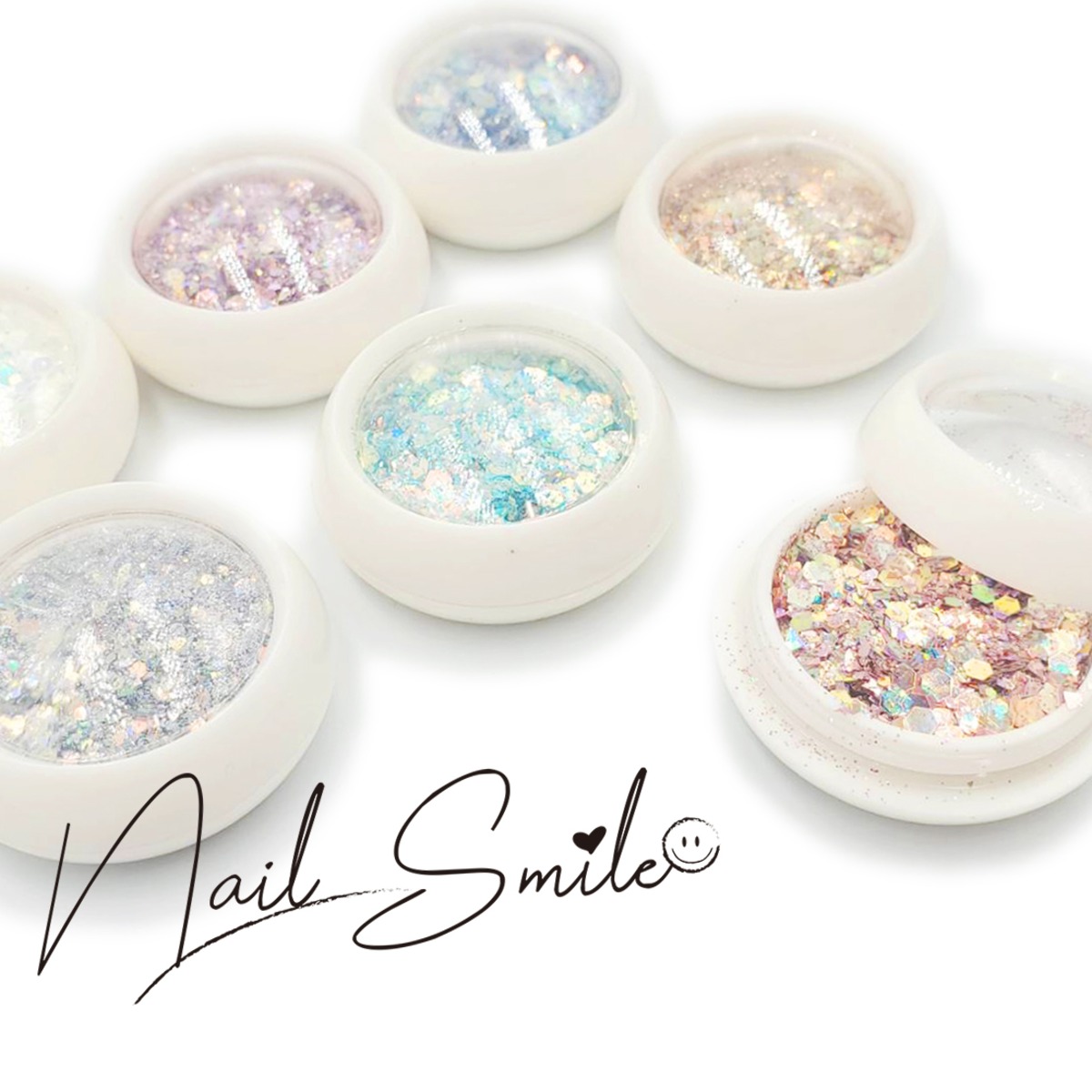 六角形ホログラムグリッター（8色セット） | Nail Shop Nail smile 