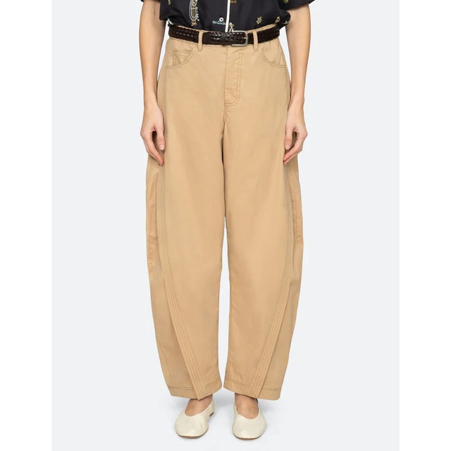 SEA NY　ODESSA WORKWEAR BARREL PANTS  KHAKI