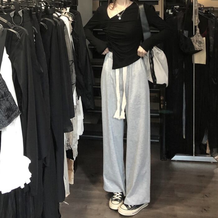 スタイルオータムTシャツ ロング 秋物 モンロー88909002593