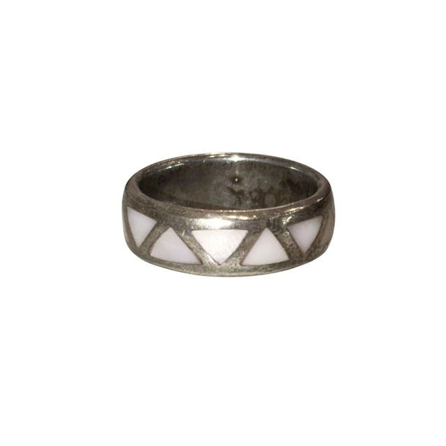 vintage silver shell ring