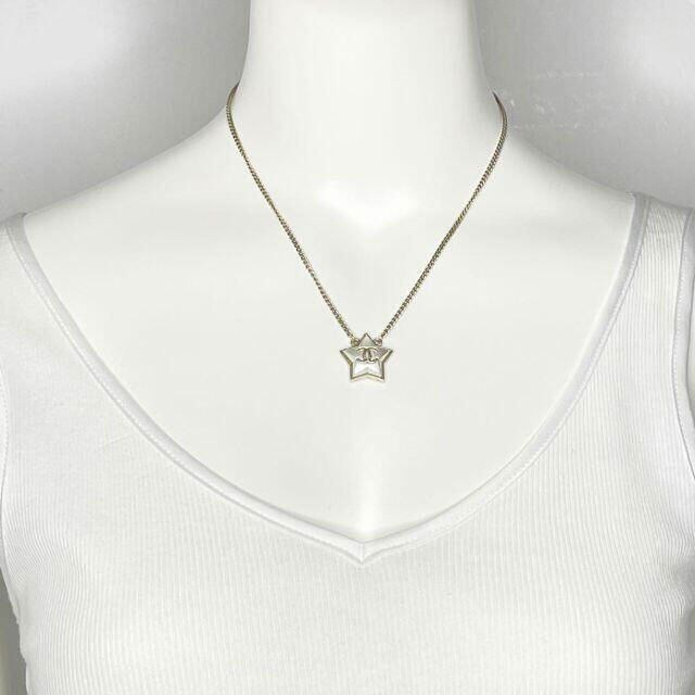 CHANEL シャネル ネックレス スターモチーフ ココマーク マット CHANEL シャネル ネックレス スターモチーフ ココマーク マット