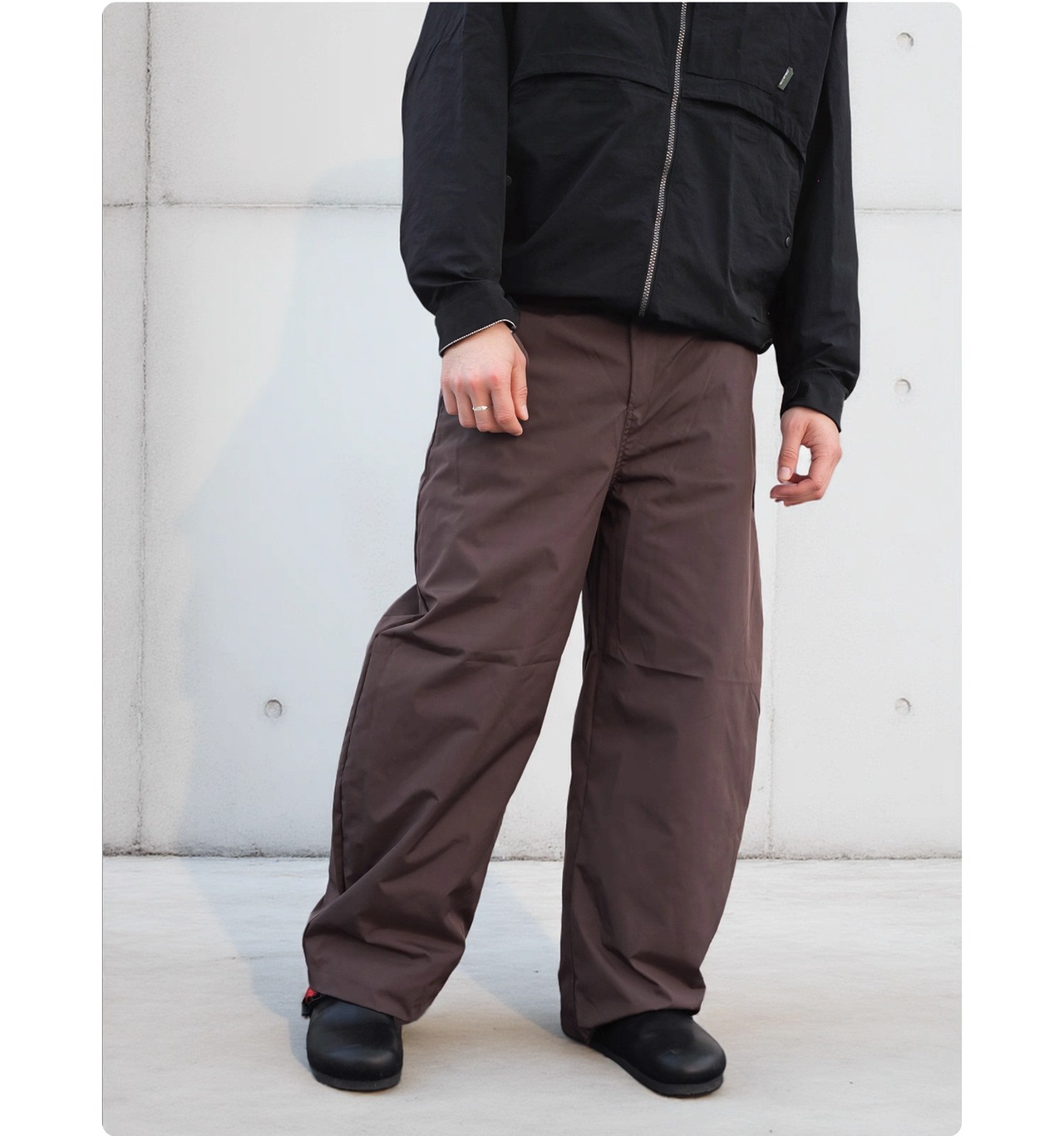WHYWORKS 「拓界」ウォームダウンカーブパンツ