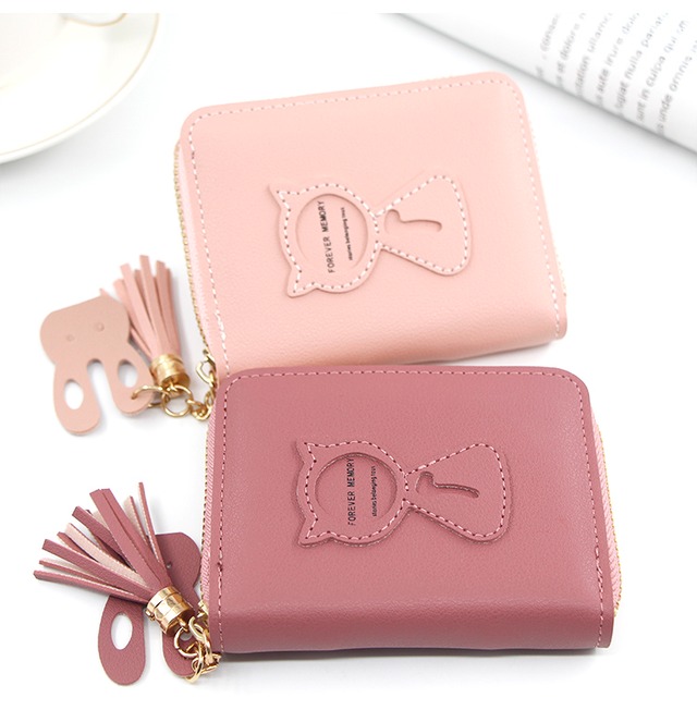 猫レディースミニ財布