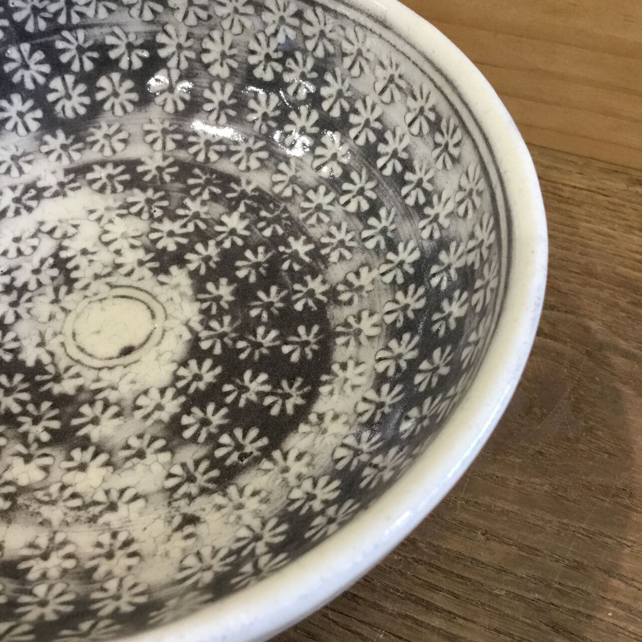 笠間焼 花三島 台付小鉢 新井倫彦作 | 趣味の園芸と陶器山竹