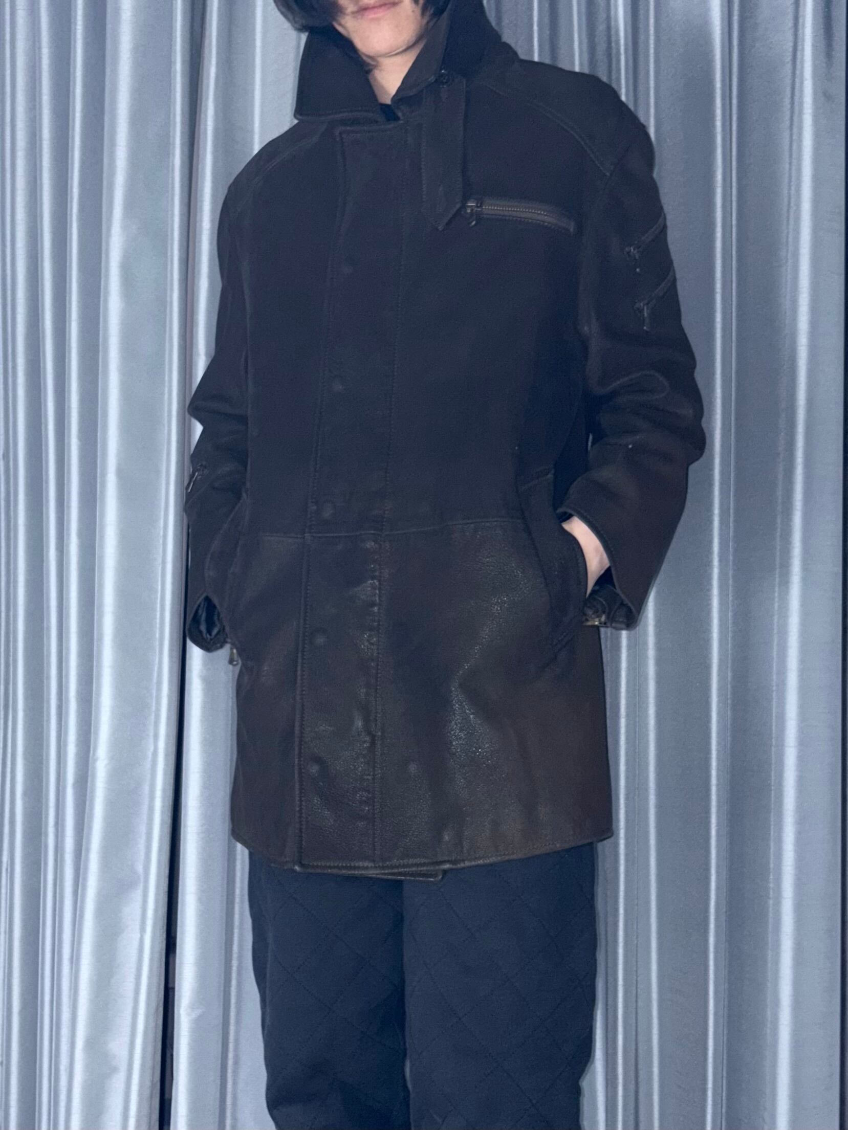 archive 2003AW DOLCE&GABBANA leather half coat | NOIR ONLINE archive 2003AW DOLCE&GABBANA leather half coat | NOIR ONLINE