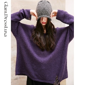 Beads Sleeve Loose Knit_T1650