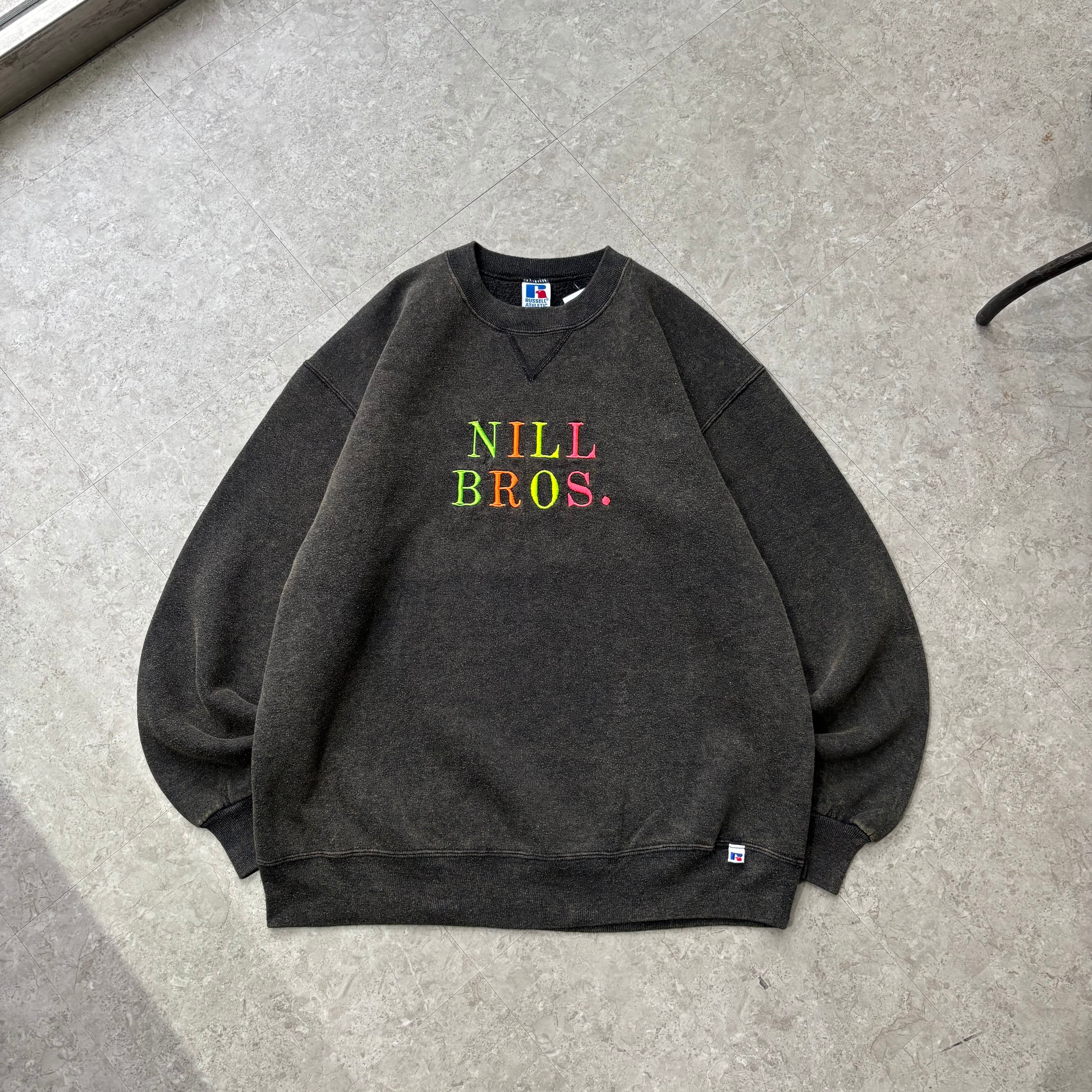 90s RUSSELL ATHLETIC "NILL BROS." embroidery sweat【仙台店】
