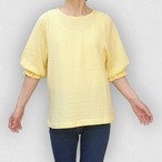 フリル袖 レースブラウス｜黄｜サムネイル3