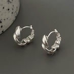 Croissant-shaped earrings(ME100)