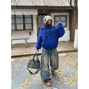 【暖かさUP】スプレー加工ジップパーカー中綿ジャケット T1967