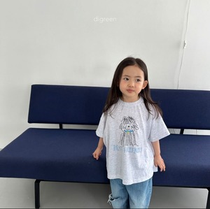 【Digreen ディグリーン】BEST FRIEND Tシャツ 85~120cm メランジ 240516