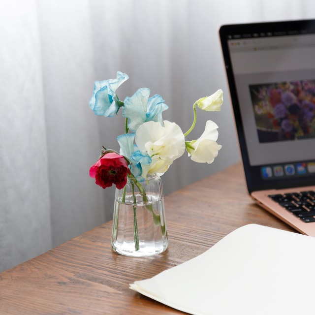 フラワーベース カヌレット【リューズガラス】