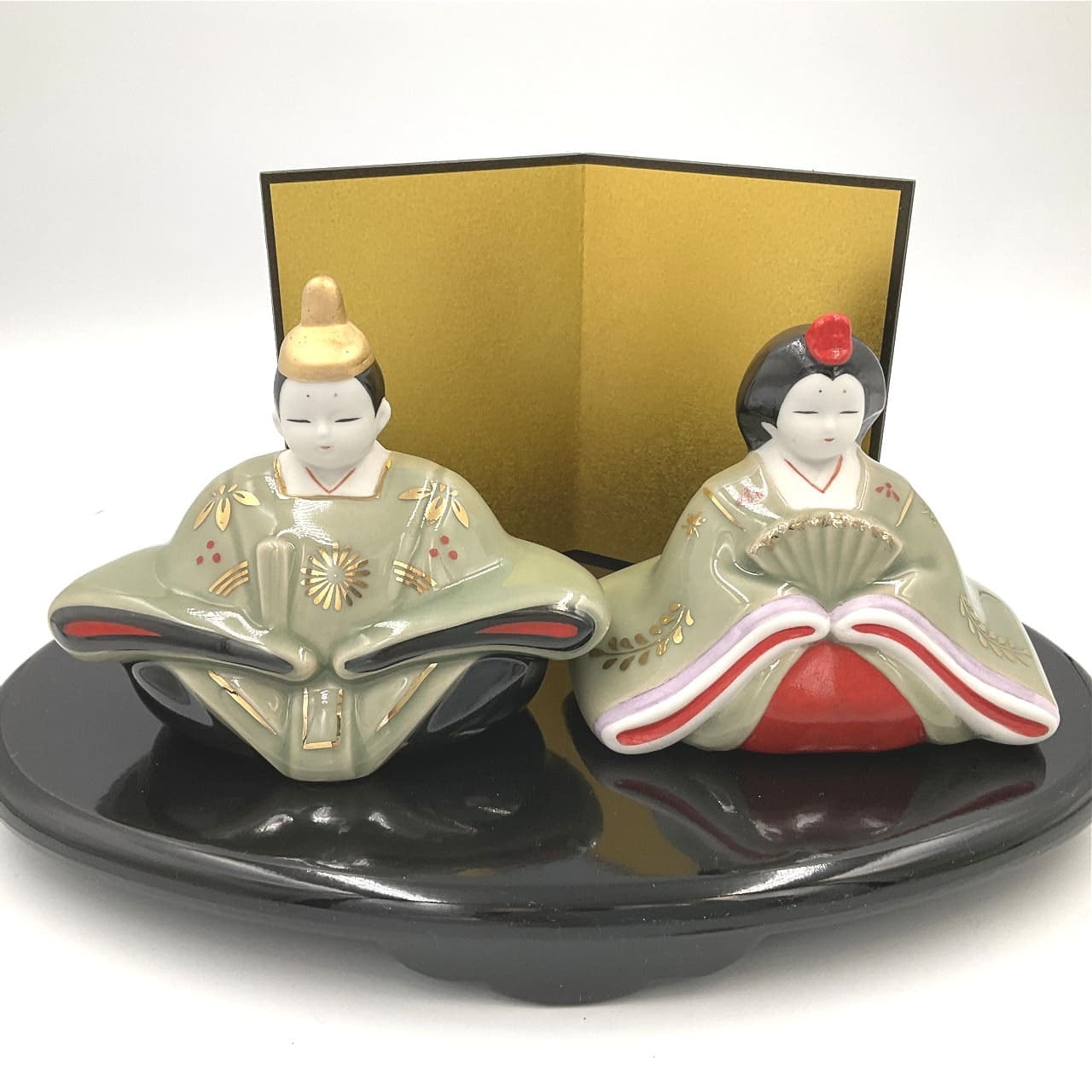 陶器】平安雅内裏雛【雅峰作】 | 和光カタヤマ