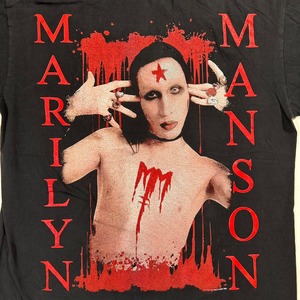 13196 マリリン・マンソン Tシャツ ロックTシャツ 両面プリント L