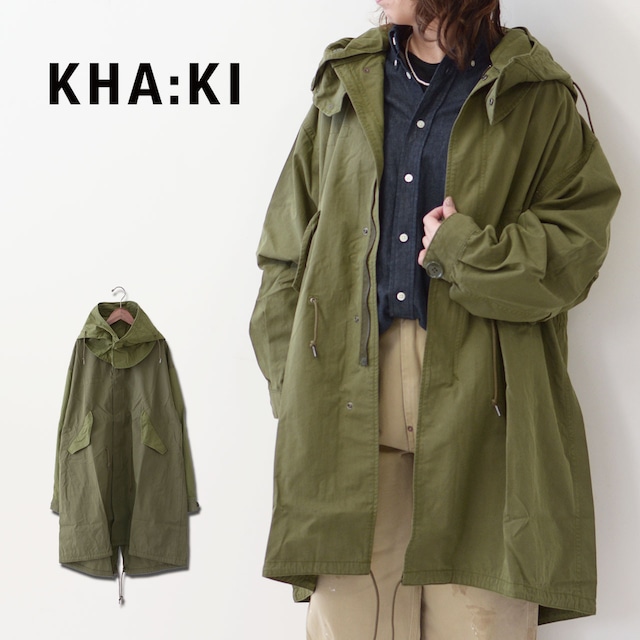 KHA:KI [カーキ] NEW TYPE-65 COAT [MIL22FJK3180] ニュータイプ-65 コート・ミリタリージャケット・ウィンタージャケット・メンズライク・ボーイッシュ・マニッシュ・LADY'S [2024SS]