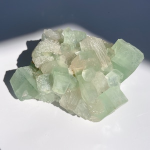 グリーンアポフィライト＆スティルバイト 34◇ Green Apophyllite & Stilbite ◇天然石・鉱物・パワーストーン