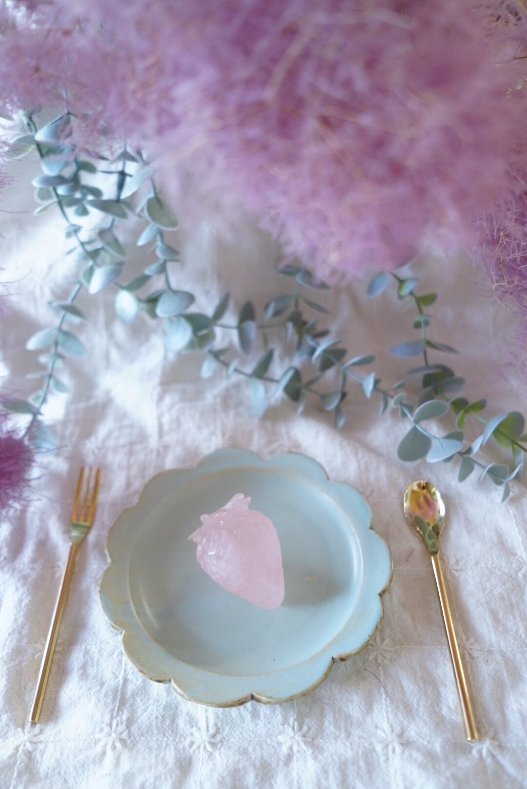 甘いイチゴの【ローズクォーツ】