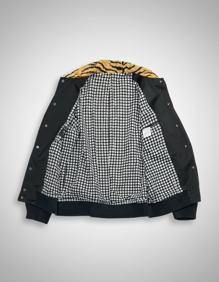 NUMBER (N)INE スタッズスウェードジャケット 2004SS 2004 S/S NUMBER (N)INE TIGER PANEL VARSITY JACKET (SIZE 3) | Daily