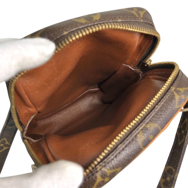 LOUIS VUITTON ルイヴィトン モノグラム ショルダーバッグ ブラウン PVC レザー 旧アマゾン vintage ヴィンテージ オールド zvucr2
