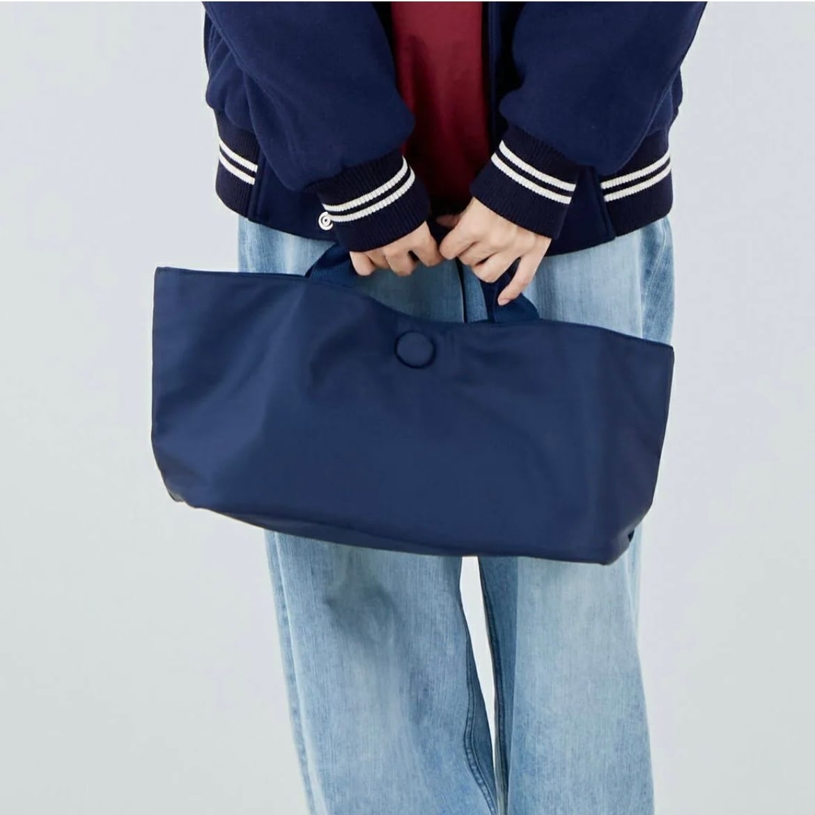 【 null 】ボートシェイプナイロンバッグ