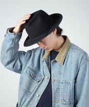 RACAL / Pocketable Fedra Hat【ブラック】