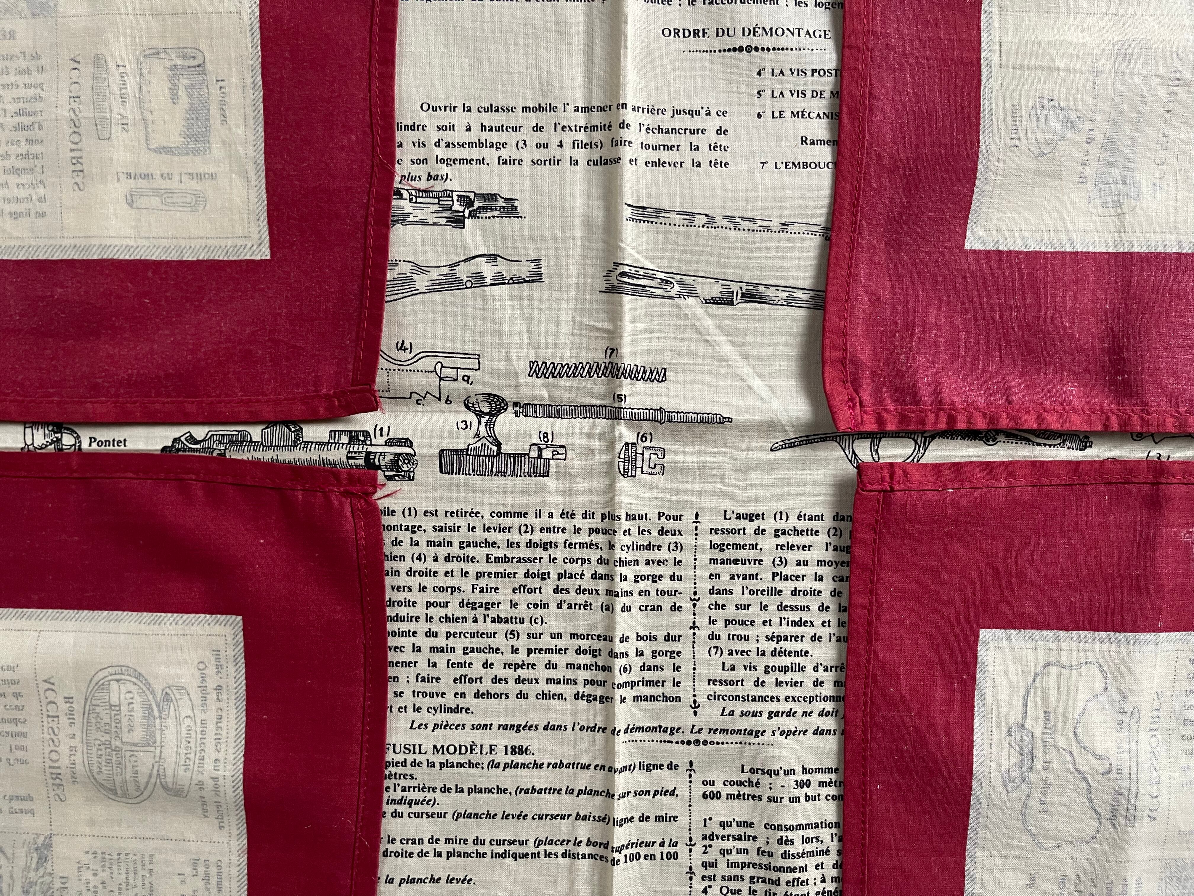 Reprint??】フランス軍 ヴィンテージ スカーフ バンダナ | swallows