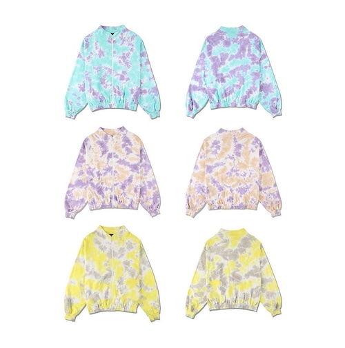 SEA (tie-dye) SWEAT BLOUSON