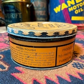 Betty Ann Litho metal can Oild Polish Mop tin 缶 vintage MU-95