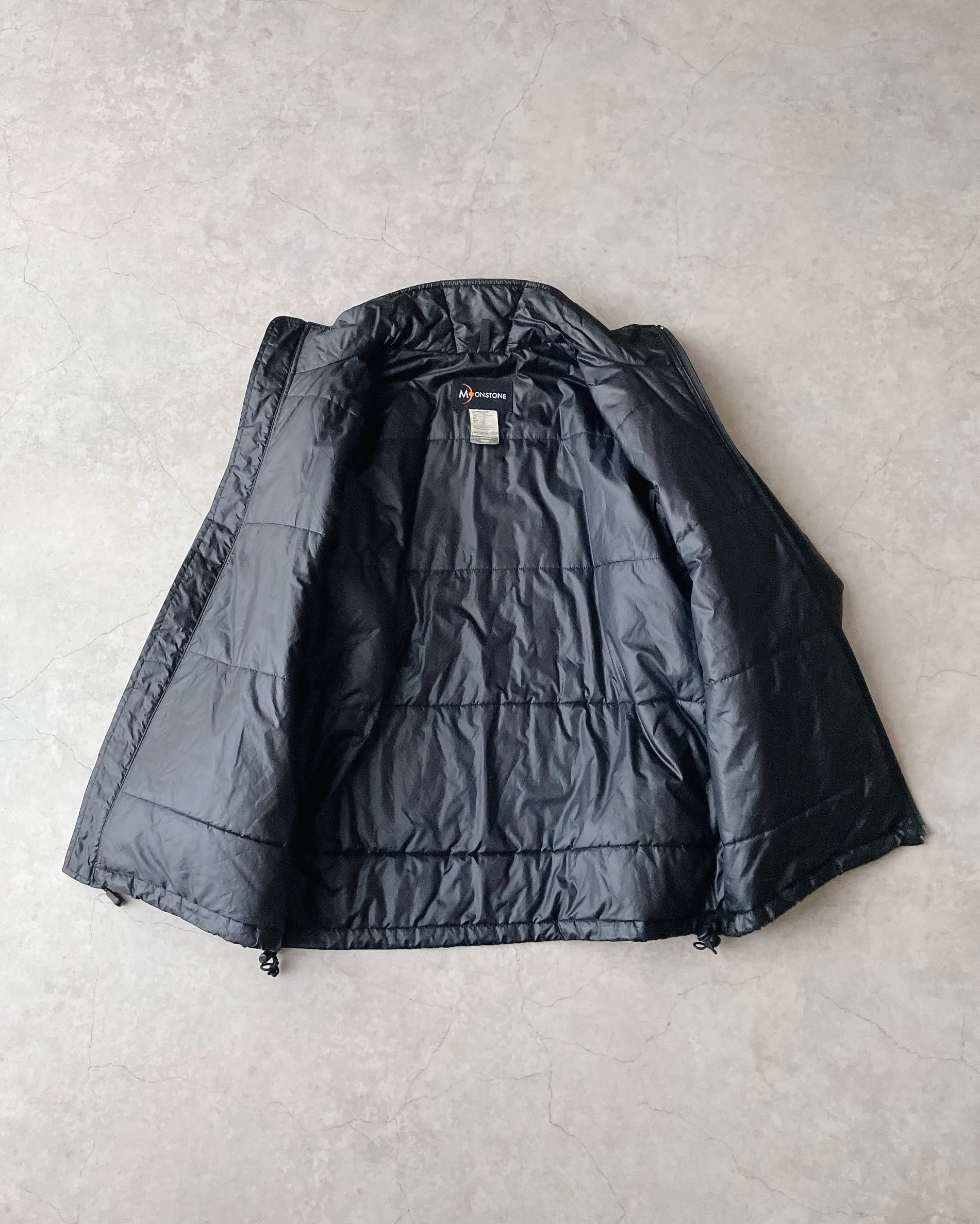 90s MOONSTONE ムーンストーン　ナイロンジャケット 90s MOONSTONE Padded Jacket “Black” / ムーンストーン 中綿 パフ