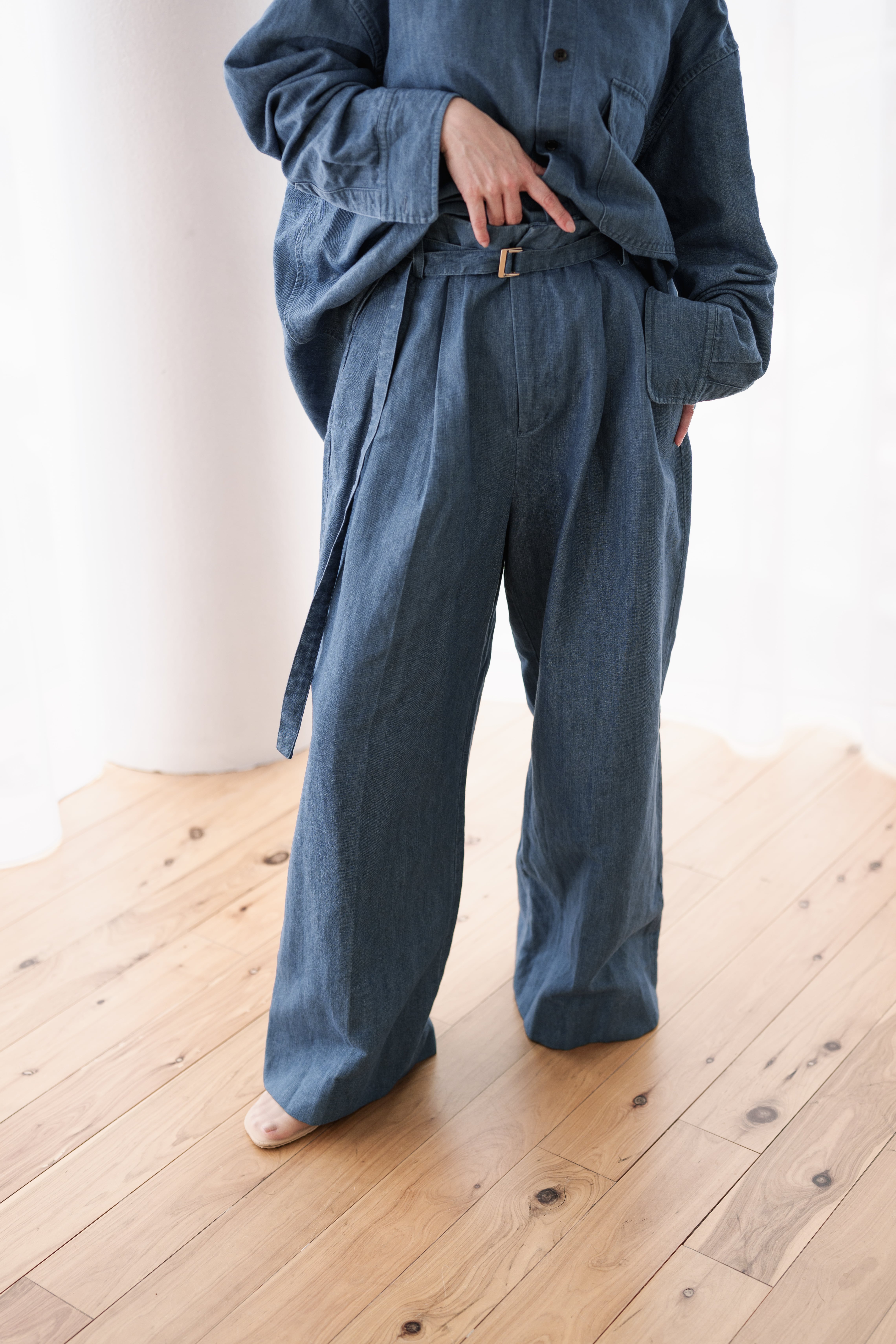 DENIM sizeless pants 4月下旬から5月上旬頃に発送 | roughlow