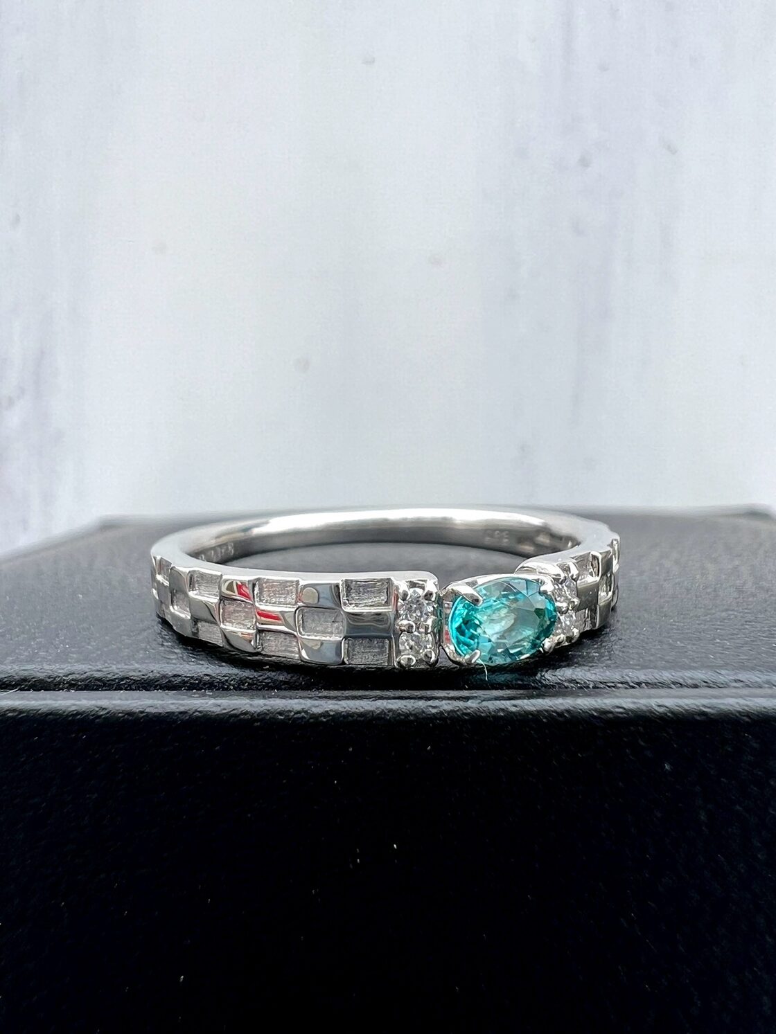 希少石グランデディエライトPt900ダイヤモンドリング0.155ct | PAY ID