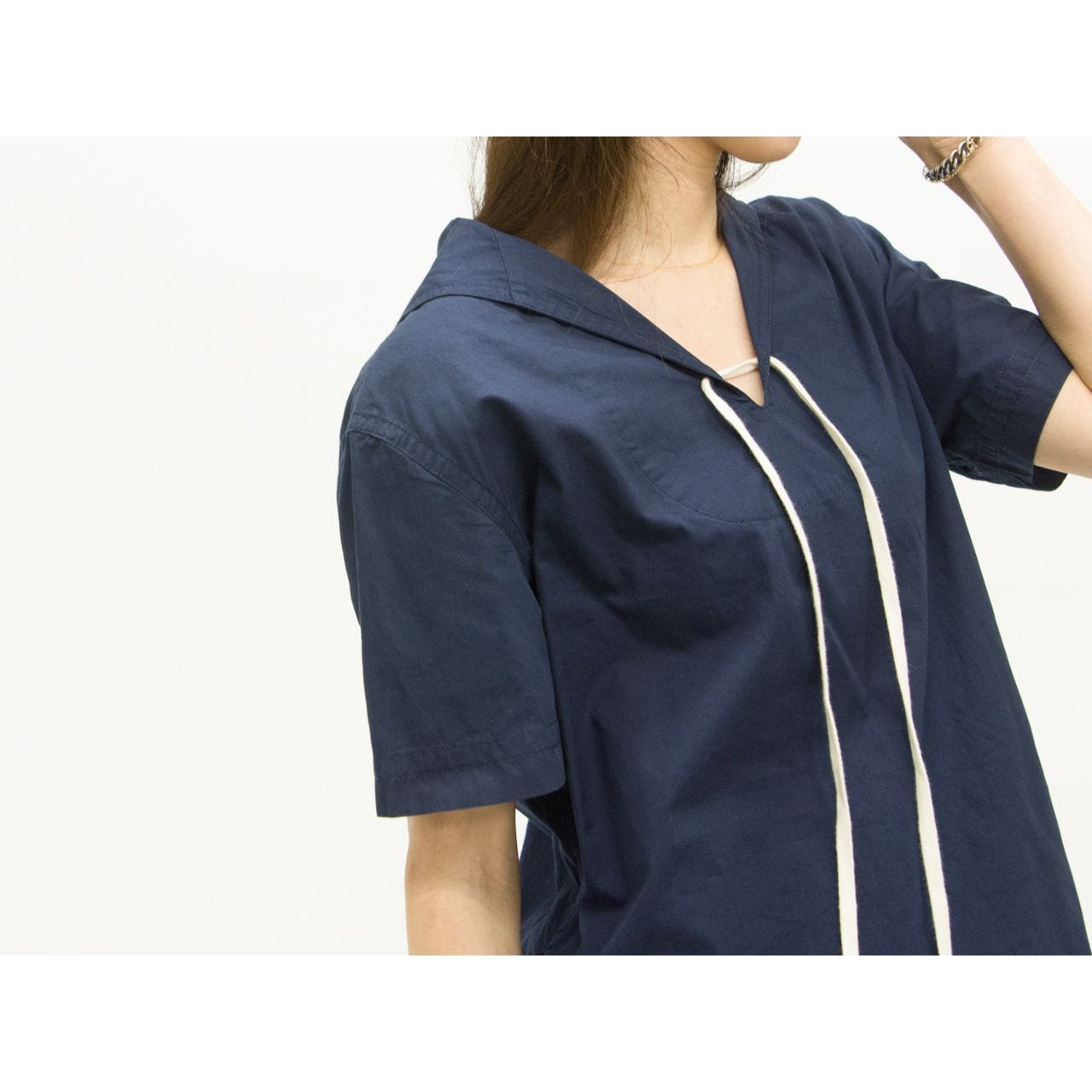 【COMME des GARCONS tricot】 cotton sailor shirt （コムデギャルソントリコ コットンセーラーシャツ）1a