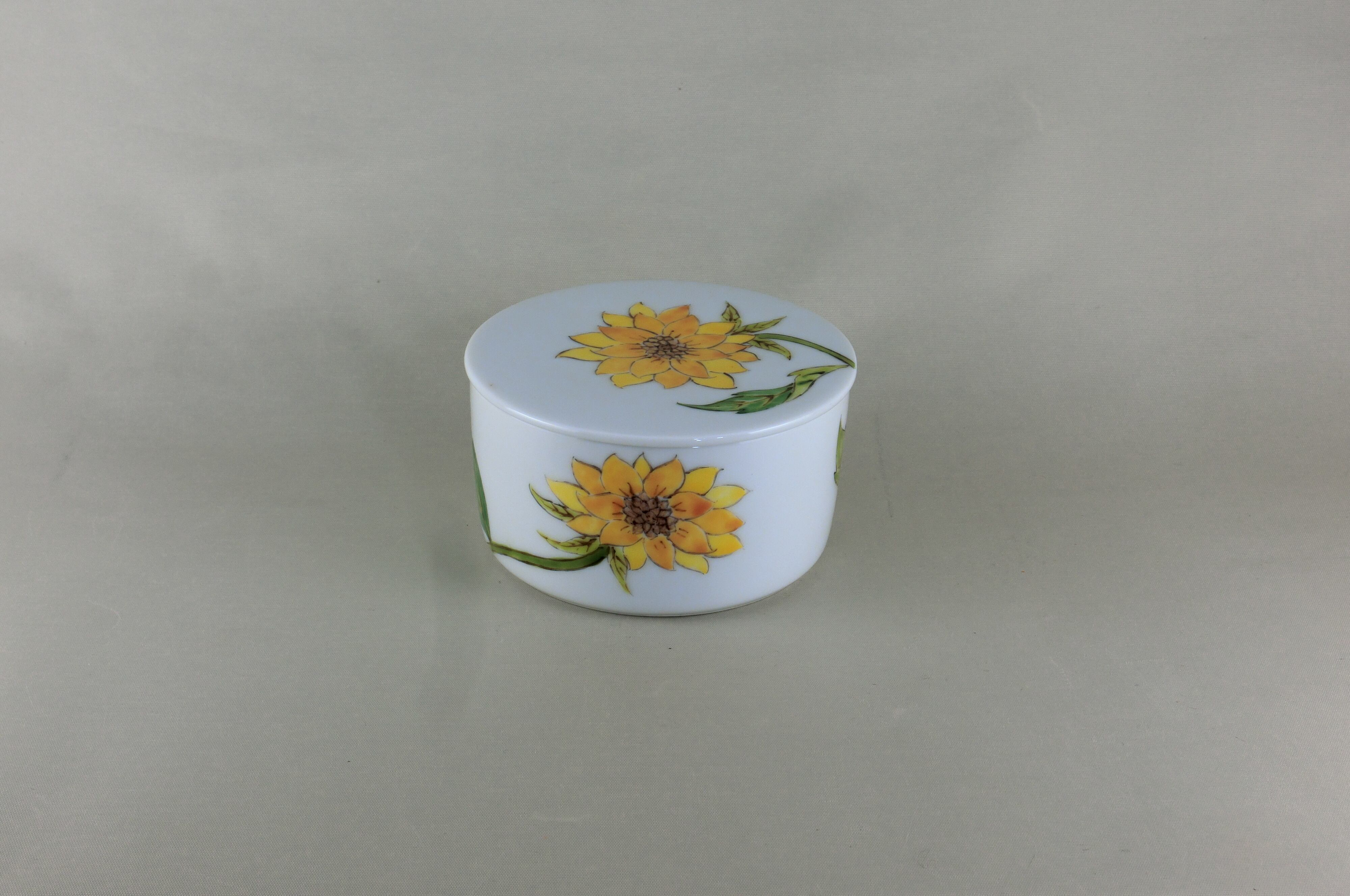 ひまわり　蓋物（しのえ工房）