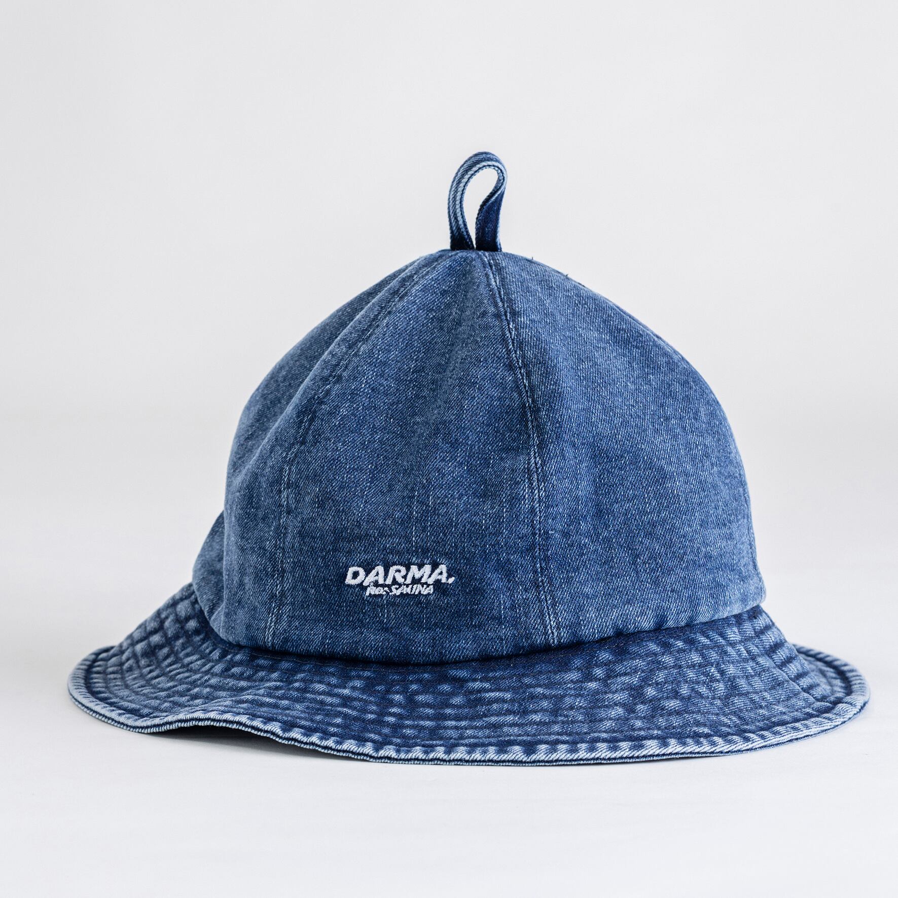 DARMA.】Re:SAUNA SAUNA HAT / ブルーデニム（ウォッシュ加工） | DARMA.