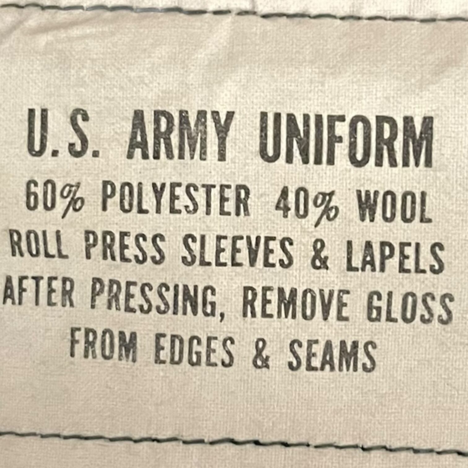 USARMY 制服 70年度 36Rアメリカ陸軍 グリーンユニフォームL AG344