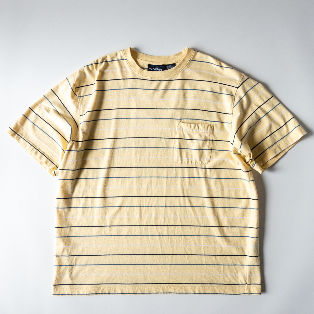 puritan multi border pocket T