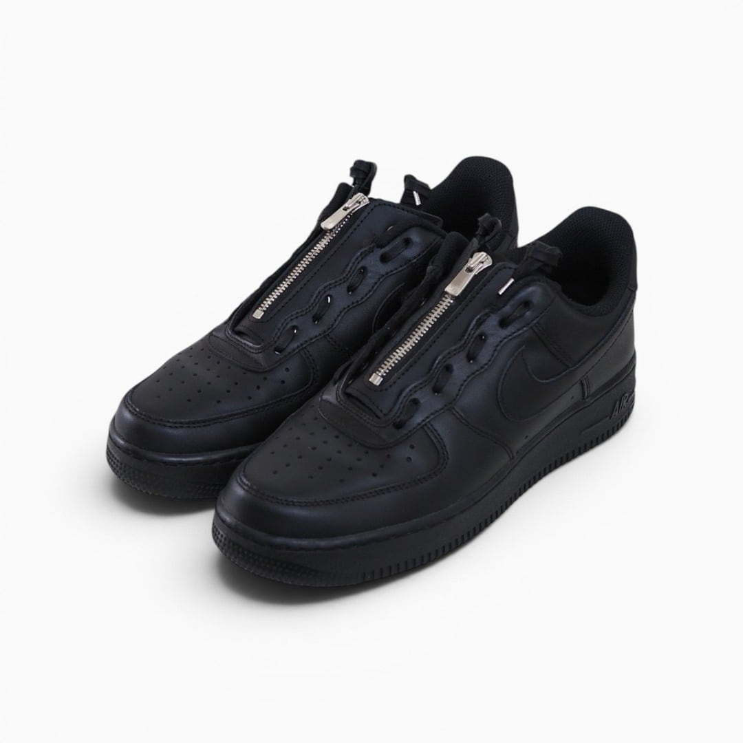 AF1 Low】カスタムジップパーツ/Custom Zipper Parts/Black x Silver
