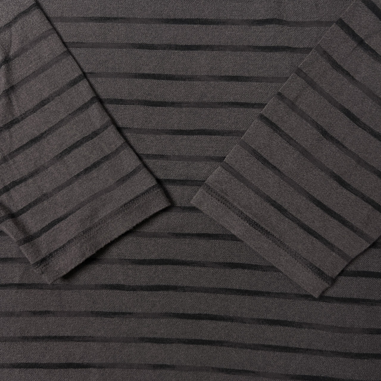 BURBERRY LONDON バーバリー ボーダー ストレッチ 七分袖カットソー 4/Tシャツ/グレー ブラック