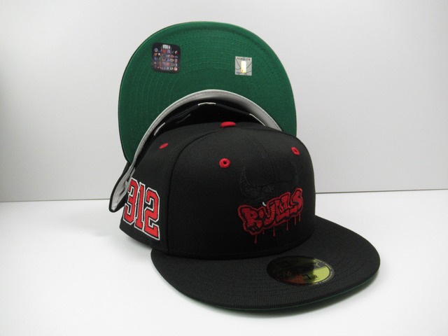 Exclusive NEW ERA 59fifty Chicago Bulls　シカゴ・ブルズ　Black