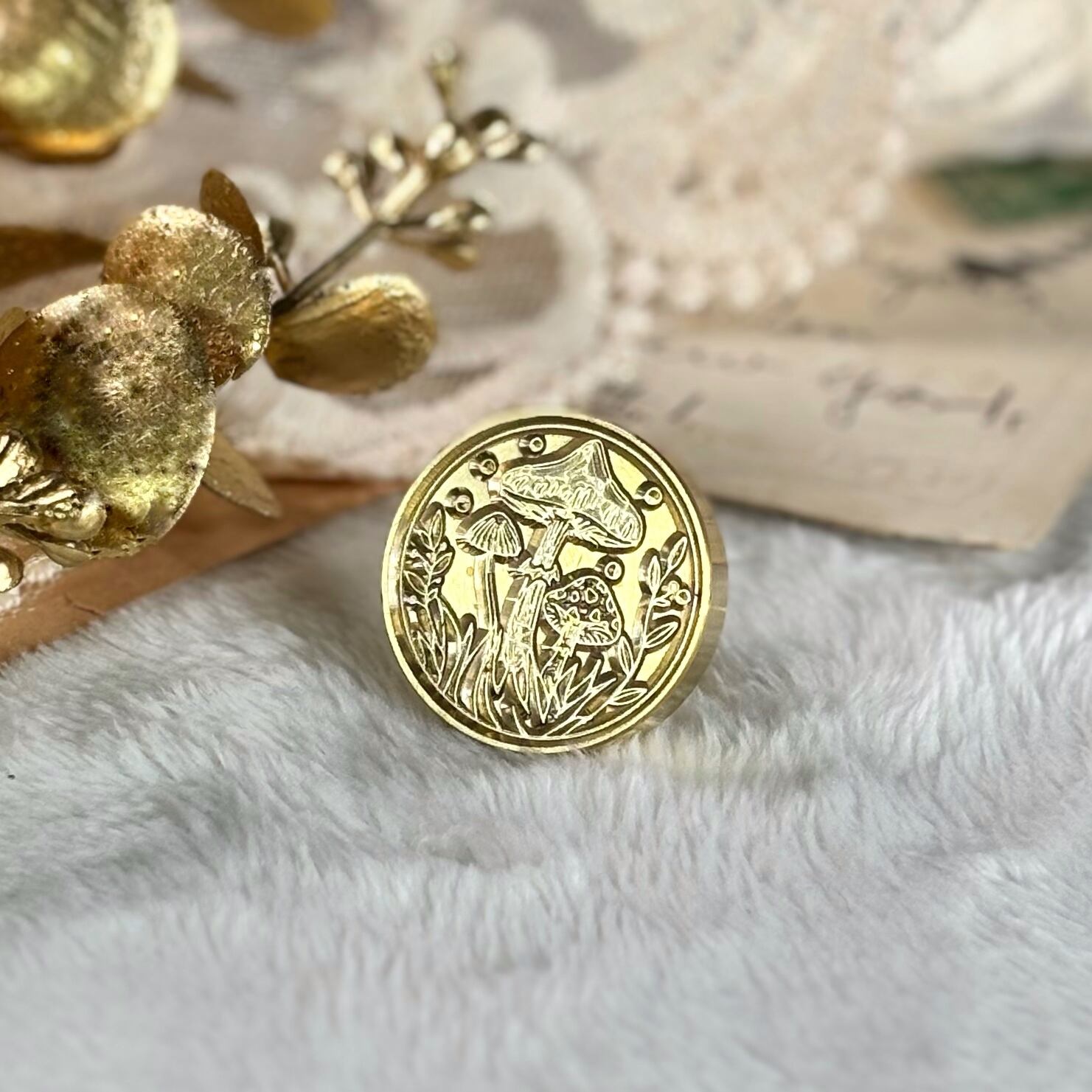 【25㎜】マッシュルーム2【スタンプヘッド】#SWH-M2