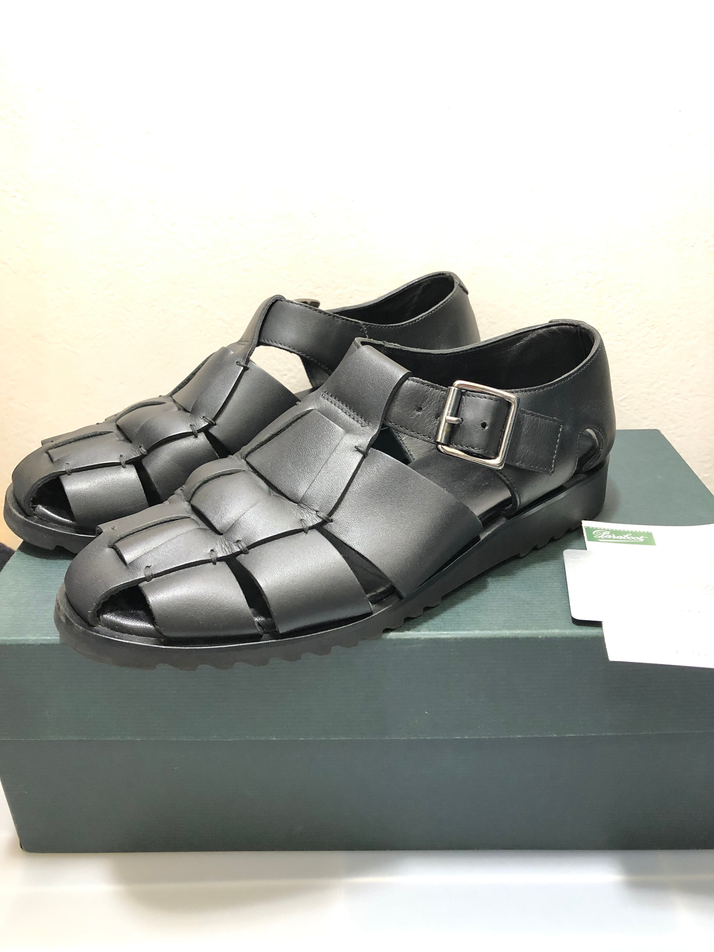 210908 paraboot PACIFIC SPORT 123312 レザー サンダル 40 25cm 