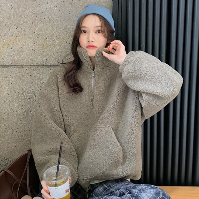 ウィンタールーズセーター ジャケット レディーススタイルカラー ロング 冬物 YY-ファッション86027440136