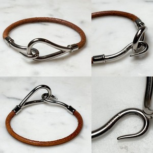 HERMES leather bracelet “Jumbo”