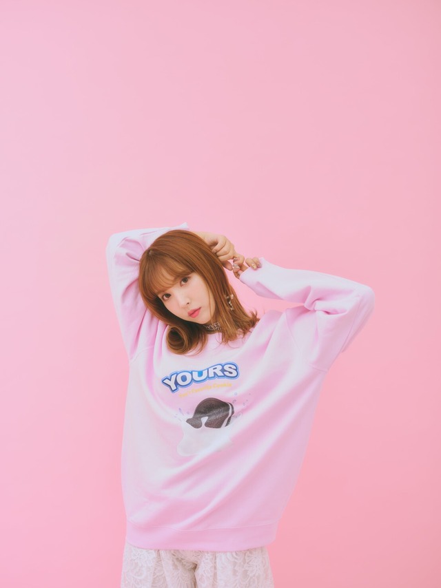 YOUR'S × LHP cookie SWEAT / PINK