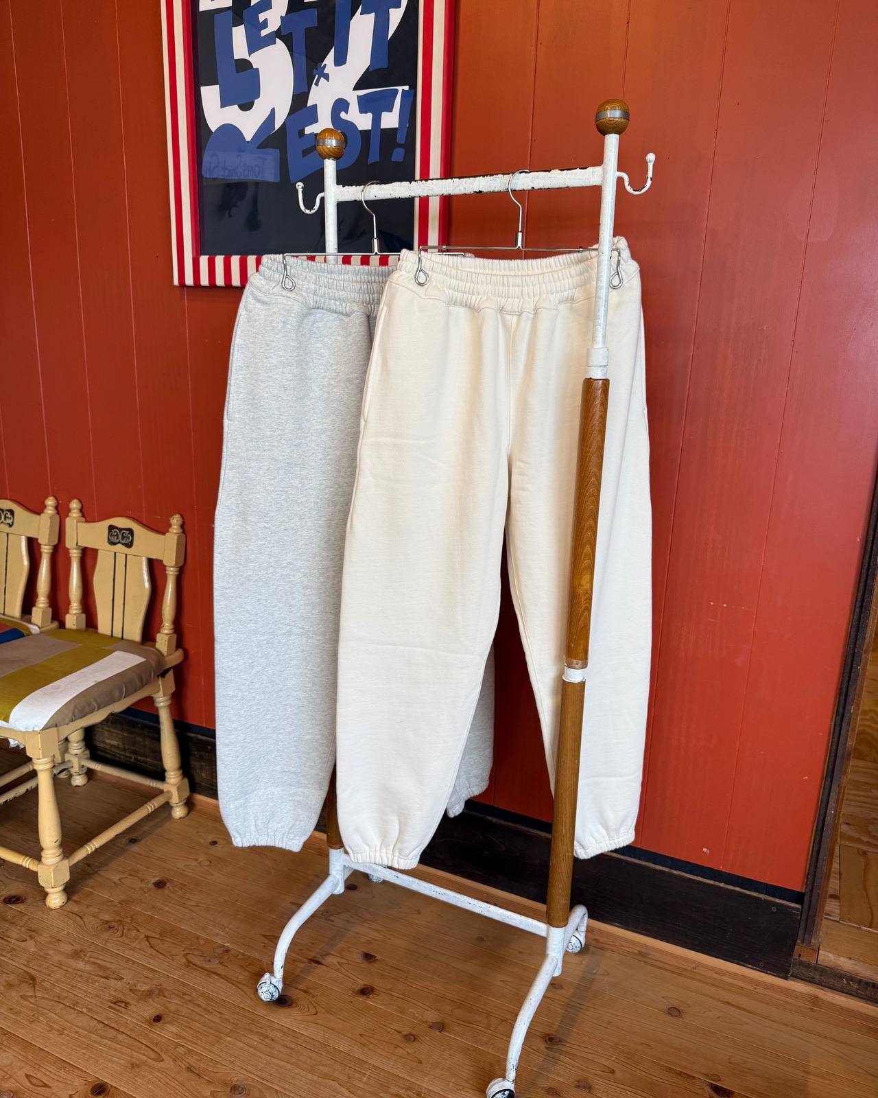 【HEALTHKNIT UNISEX】LOCKER WEIGHT SWEAT  PANTS