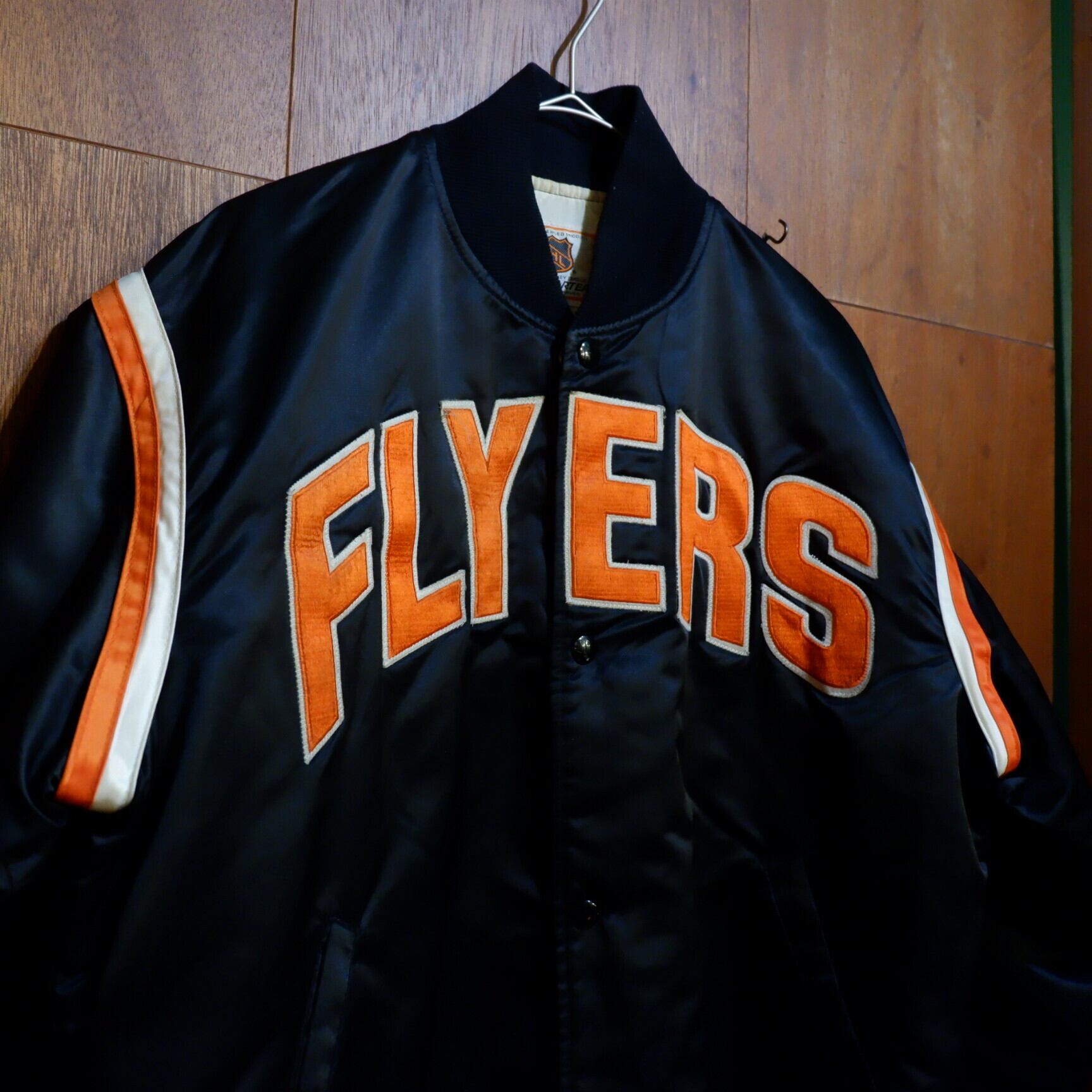 80s STARTER ナイロンスタジャン NHL “FLYERS” | 横浜｜石川町｜古着屋 