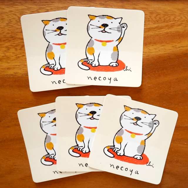 シール “にゃんきーとす”5種セット [各3枚入り]