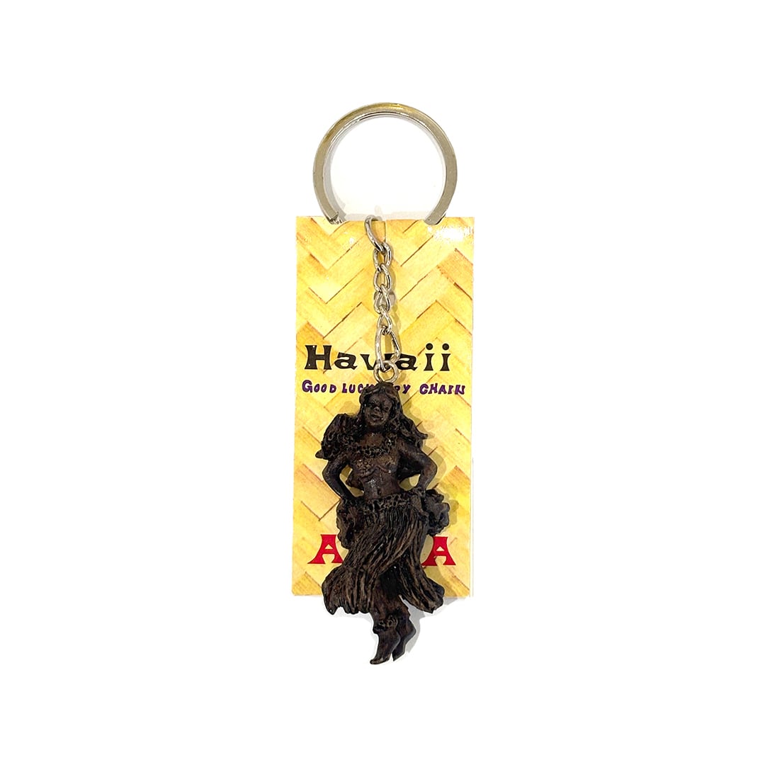 Hula Girl Keychain -2-