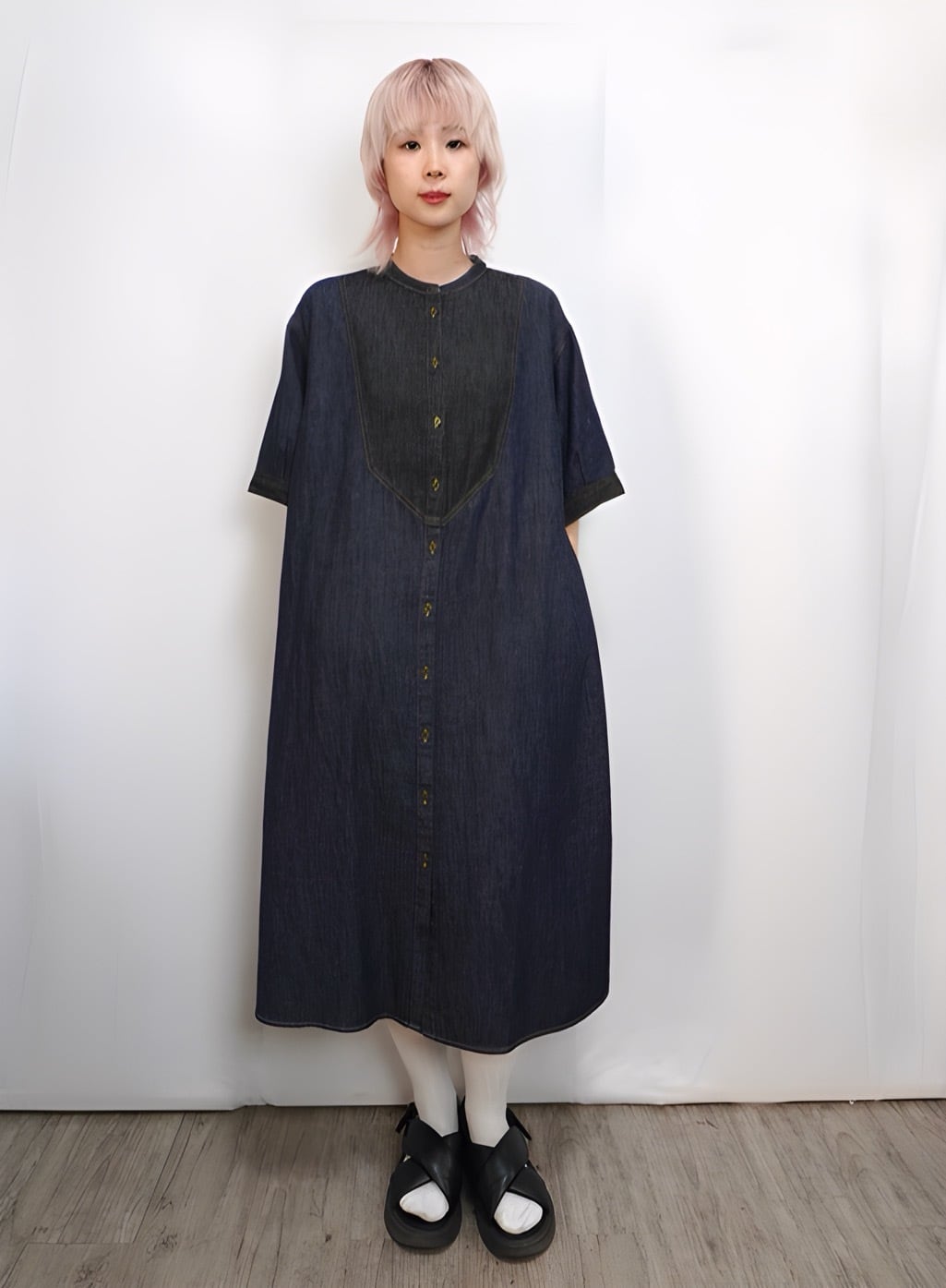 fu-dueka:: CottonLinen DENIM ワンピース | fu-dueka:: ＆ motte