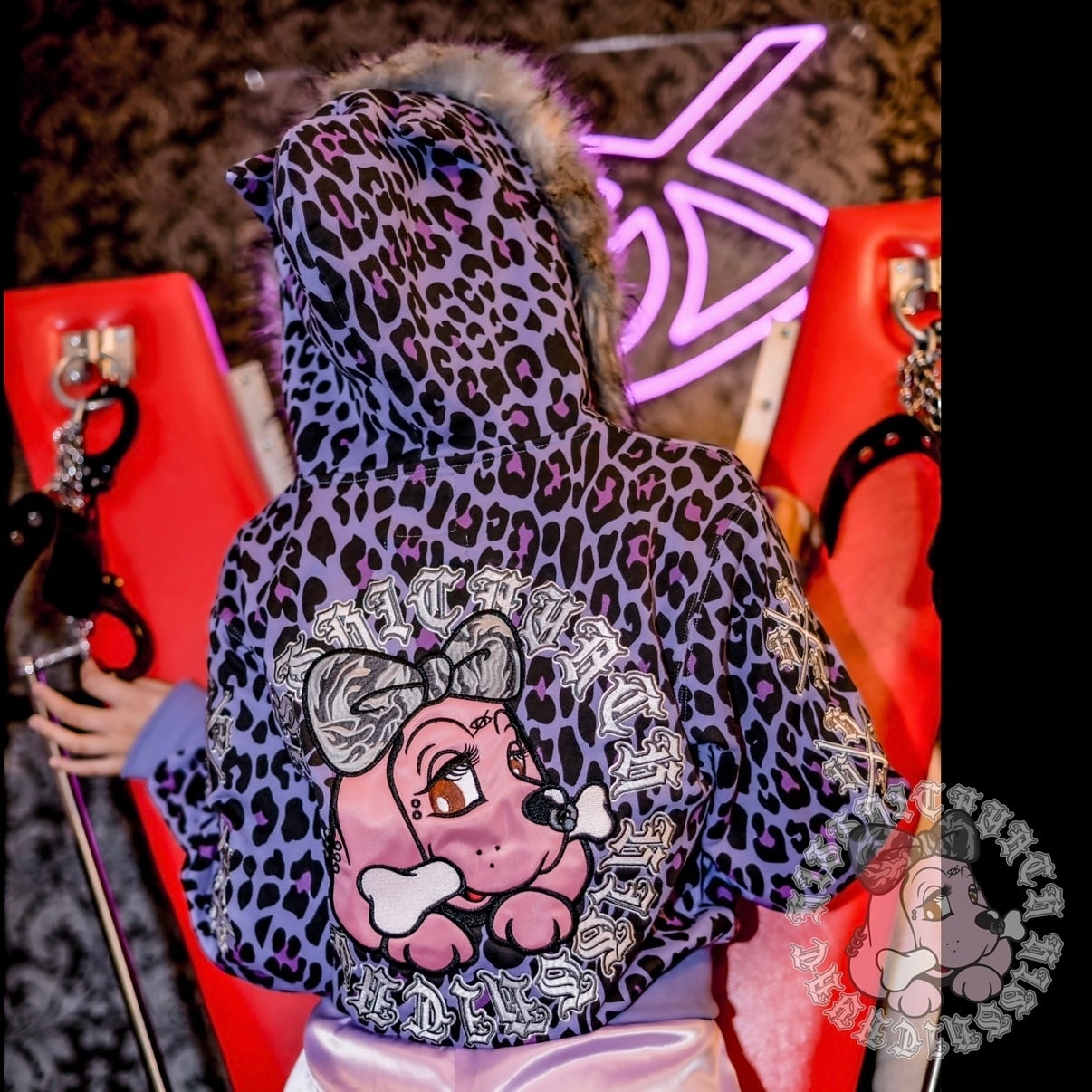 トゥララ レース リボン 半袖 ビジュー パーカー 激レア 姫系 ギャル ドット トゥララ】TRALALA リズリサ クマ耳付きリボンパーカー ロリ姫ギャル